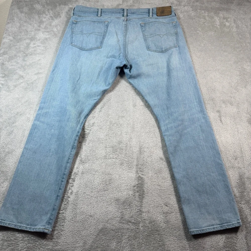Polo Ralph Lauren Jeans Sullivan Slim Mens 38x30 Light Blue Stretch Straight Leg